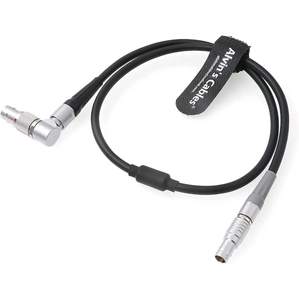 Cable CAM (7p)-EXT (6p) Rotatable Right Angle Plug for ARRI-cforce-RF Motor CAM 7-Pin to EXT Adjustable Right Angle 6-Pin Male