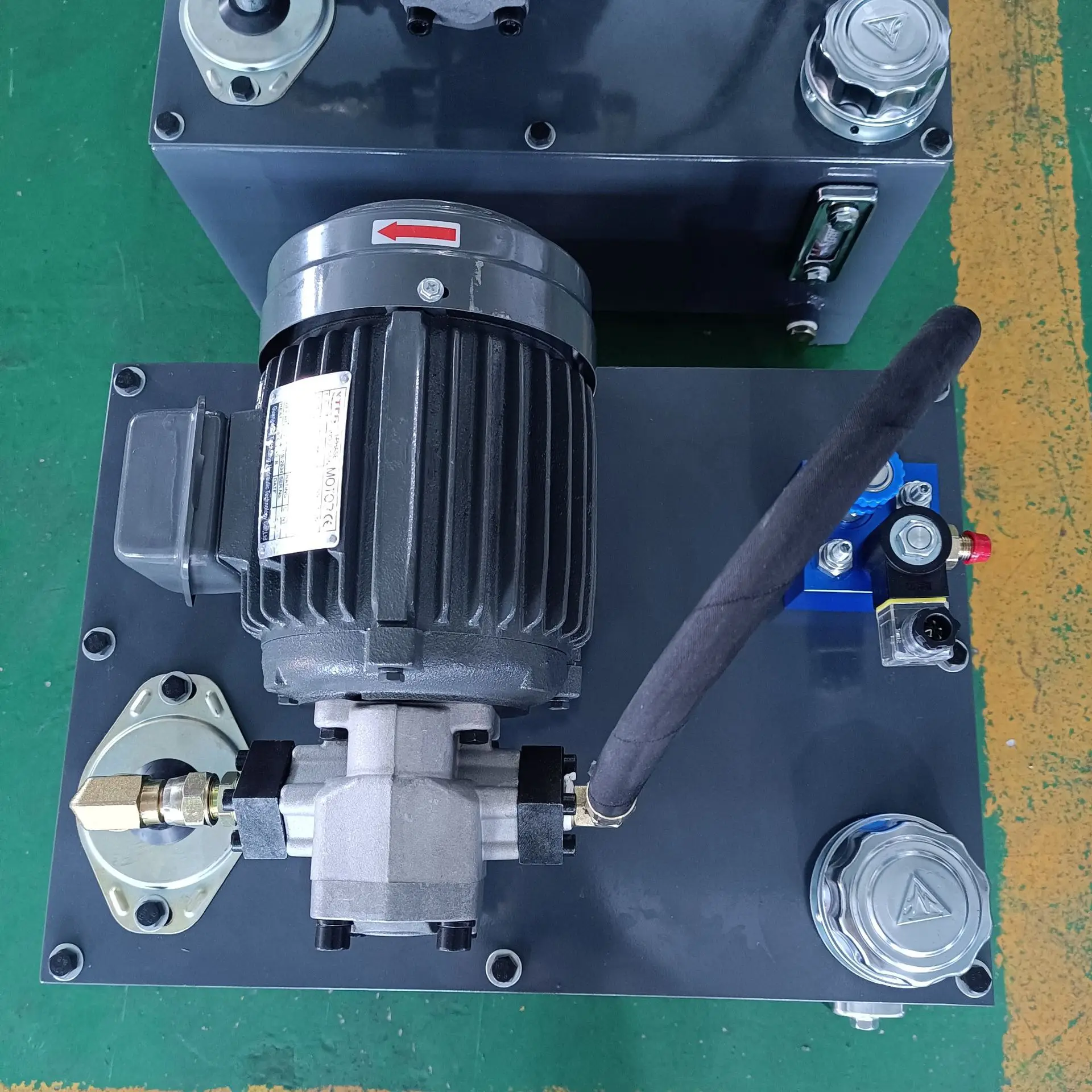 Dongguan Automation Equipment Oil Feeder Hydraulic Station Small Non-Standard Hydraulic Electric Oil Pump Hydraulic Power Unit