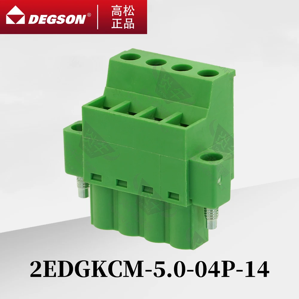 

10Pcs DEGSON 2EDGKCM-5.0-5.08 Pluggable PCB terminal blocks Phoenix Contact FRONT-MSTB2.5-STF KF2EDGKCM 5.0mm 5.08mm 2PIN-12PIN