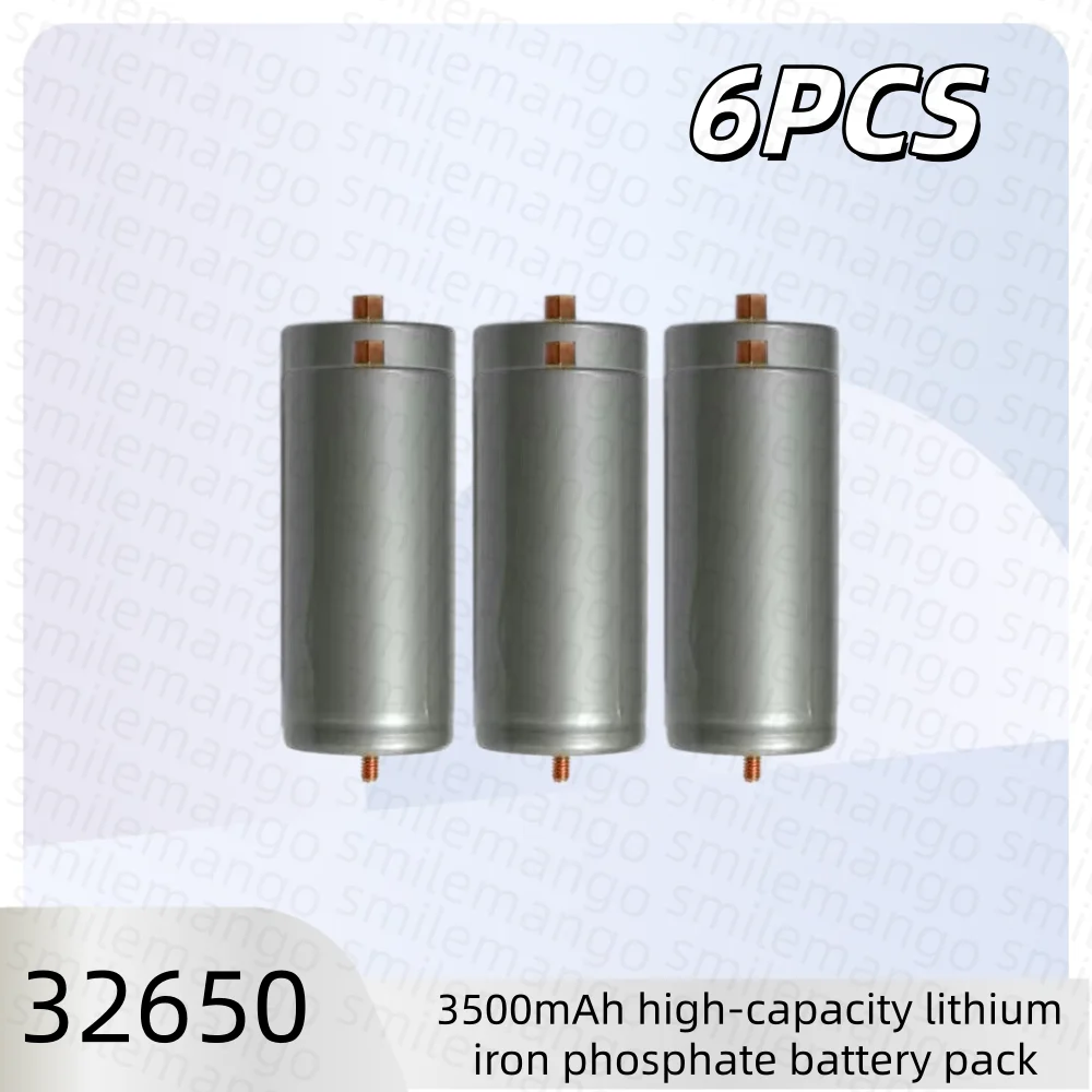 32650 3500mAh 3.2V LiFePO4 Rechargeable Battery Professional Lithium Iron Phosphate Power Battery with Screw