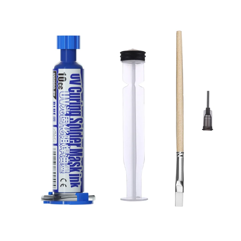 MECHANIC 4-IN-1 6 Colors Green Oil UV Photosensitive Solder Mask Ink BGA PCB Motherboard Paint Prevent Corrosive Arcing