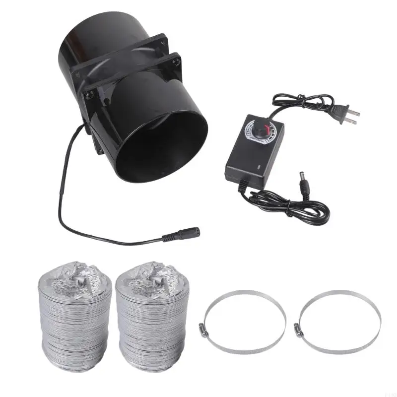 

High Performances 3D Printer Cooling Fan Set Comes with 2 Flexible Tubes Fume Removal Fan for Fume & Heat Dissipation F19E