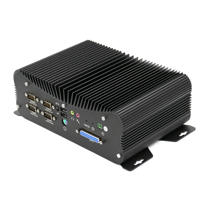 Embedded industrial pc Intel 10th generation i7-10710U 10810U Fanless Mini PC Dual LAN WiFi linux mini pc with GPIO