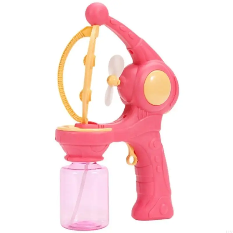 F19F Children Bubble Toy Bubble Blower Guns Electric Bubbling Party Garden Beach