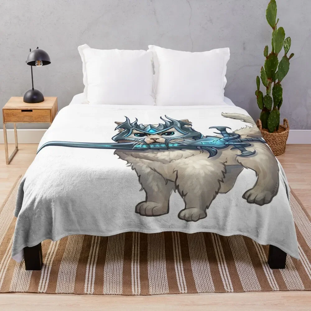 

Lich cat Throw Blanket No Pilling Soft Warm Blanket for Bed