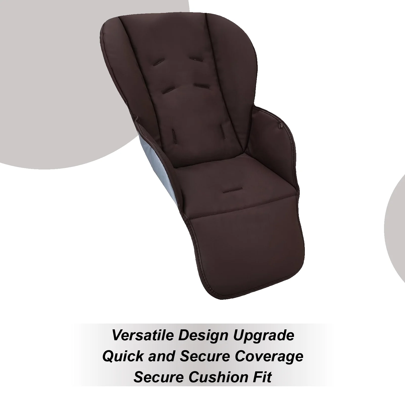 Fodera per seggiolone di ricambio Comodi cuscinetti per sedie da pranzo Cuscino di protezione per sedile da pranzo in pelle PU per ragazzi e ragazze Sons