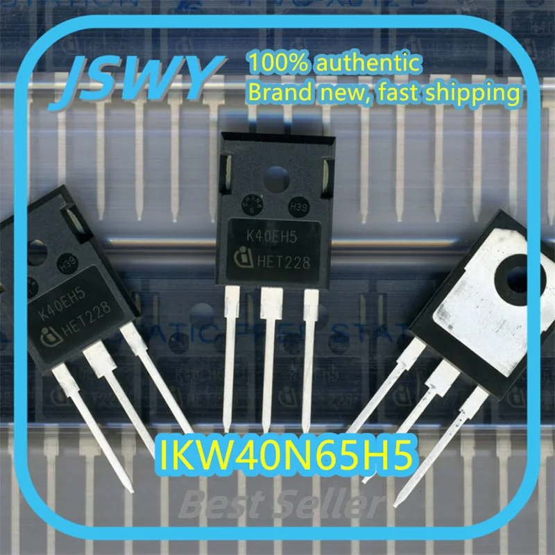

(5/50 pcs) IKW40N65H5 Screen Printed K40H655 TO-247 Field Effect Transistor Brand New Original Fast Shipping Genuine Product