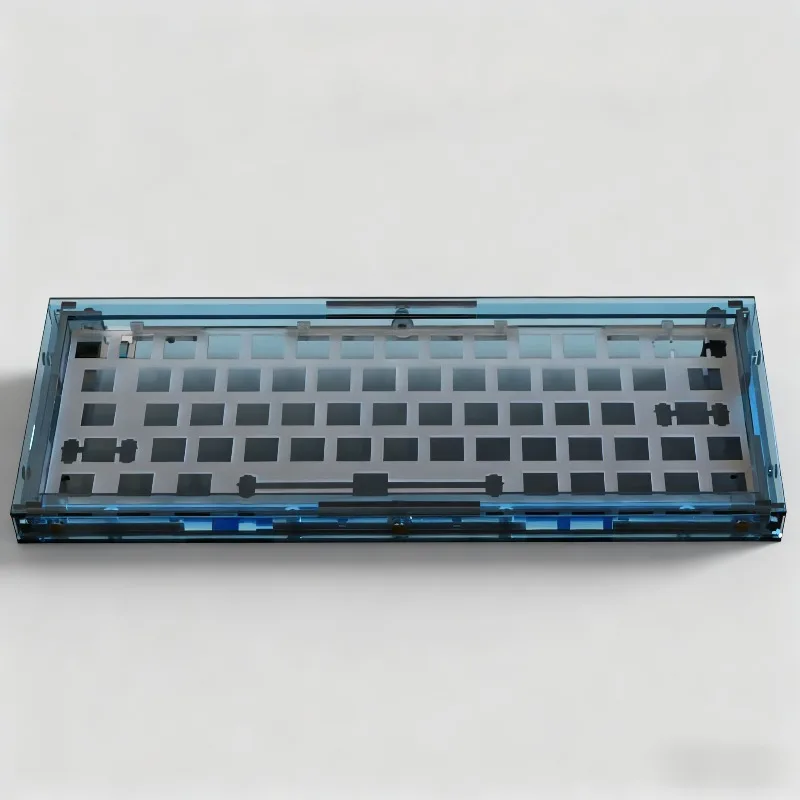 Alpha 60 lite акриловый чехол для клавиатуры с магнитным переключателем, корпус для клавиатуры, игровые аксессуары для механической клавиатуры на заказ с пластиной ПК