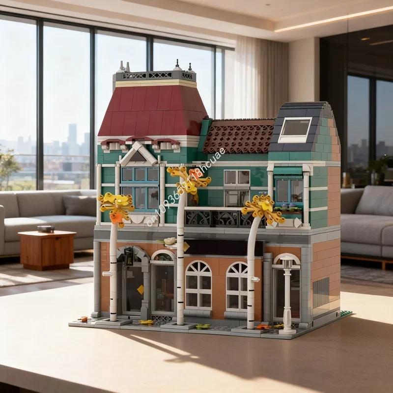 

2319pcs MOC The Birch Bookshop Modulared Model Building blocks Construction toy Assemble DIY creative idea Christmas gifts Brick