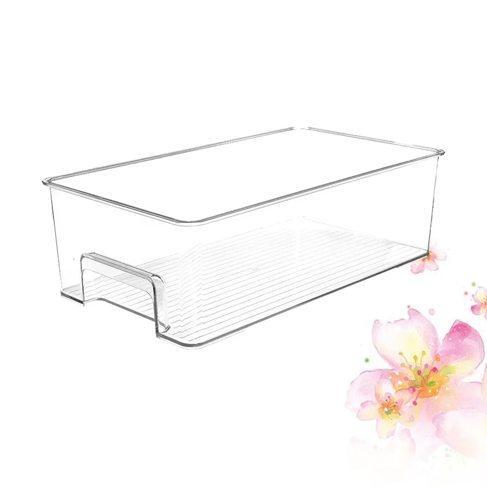 

1 шт., тип ящика, коробка для свежих продуктов, прозрачная без крышки для холодильника, кухонный органайзер, поднос для яиц, хранение фруктов и овощей, четкий