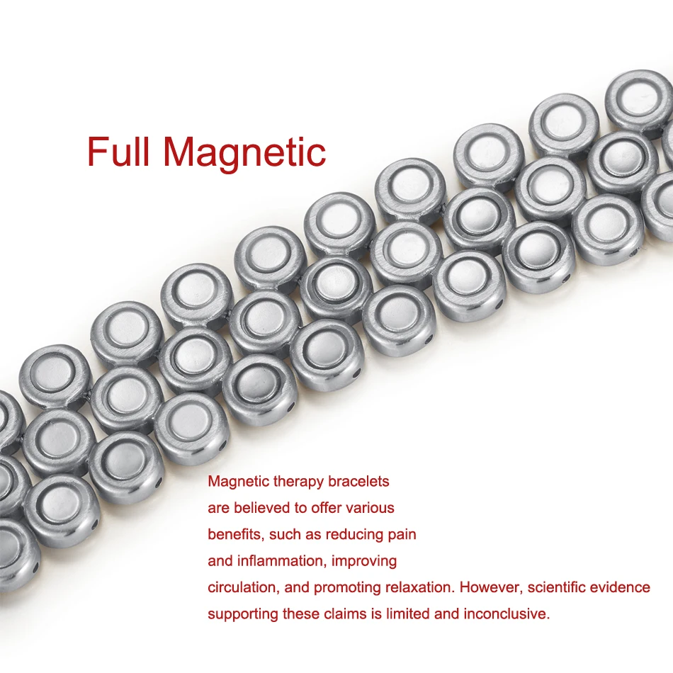 RainSo Magnetic Bracelets For Men & Women Bio Energy Therapy 3500 Gaus Charm Health Luxury Stainless Steel Jewelry