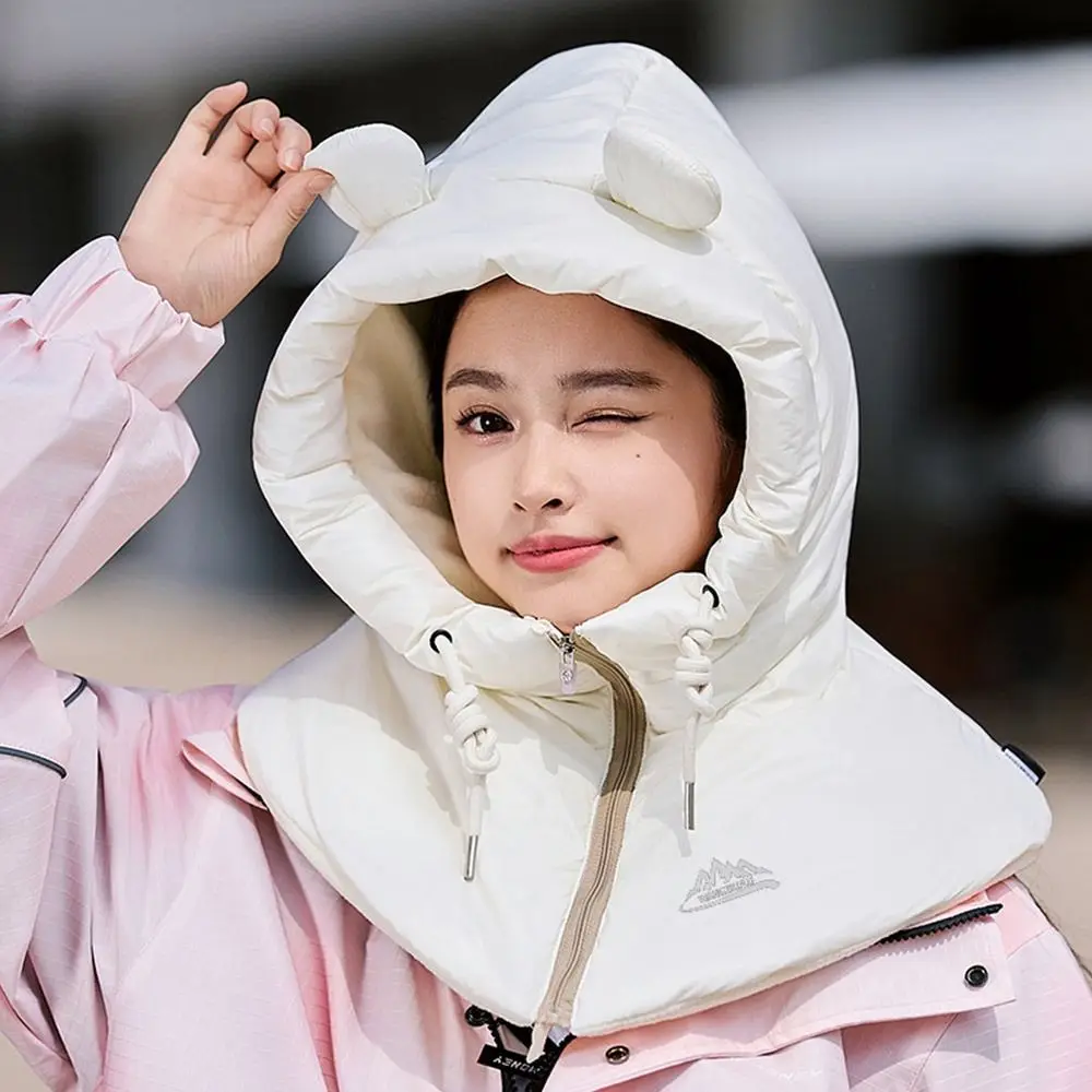 

Теплые зимние пуховые шапки с капюшоном, сверхлегкое пальто на шнурке, короткая майка, морозостойкая водолазка на молнии с искусственным воротником, унисекс