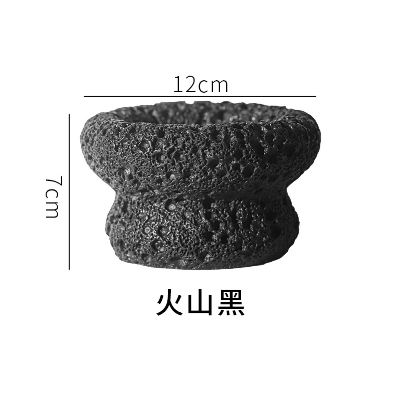 Internet celebrity Instagram style meteorite succulent flowerpot creative design cement flowerpot