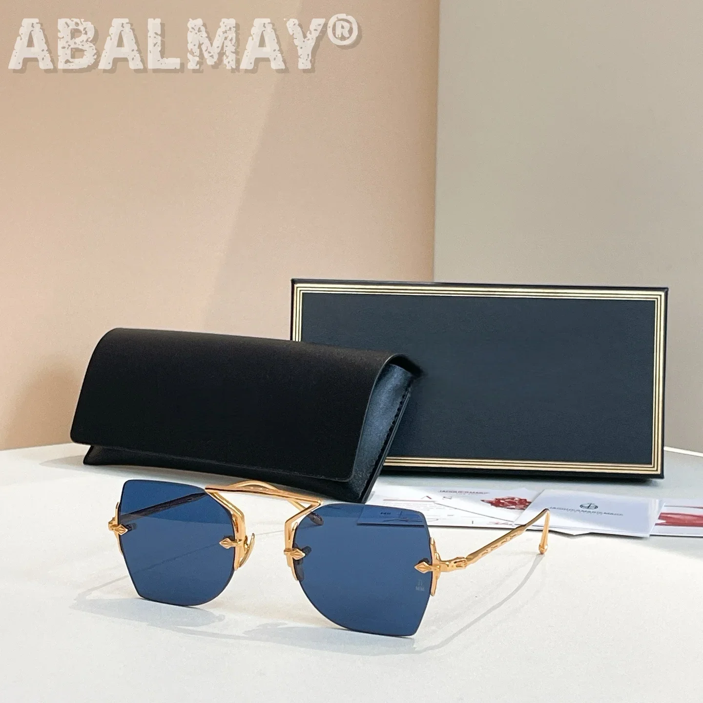 

Top Quality Sunglasses for Men and Women JMMYU2E SIZE 47-26 Style UV400 Retro Fashion Special Design Sun Glasses with box