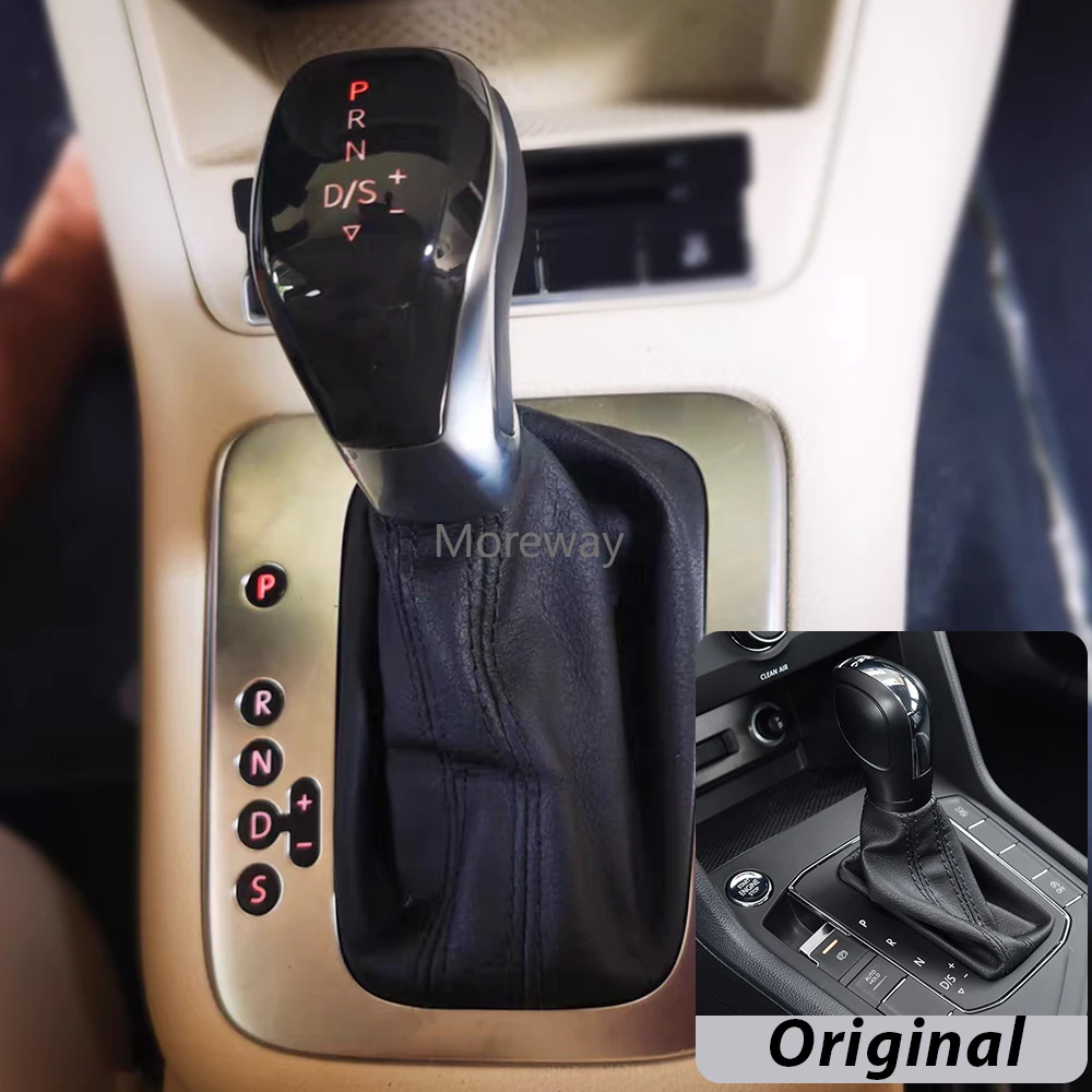 Auto LED Electronic Gear Shift Knob Lever Handle For VW Golf 7 GTI R Tiguan Passat B7 B8 CC R20 Scirocco Jetta MK6 GLI Interior