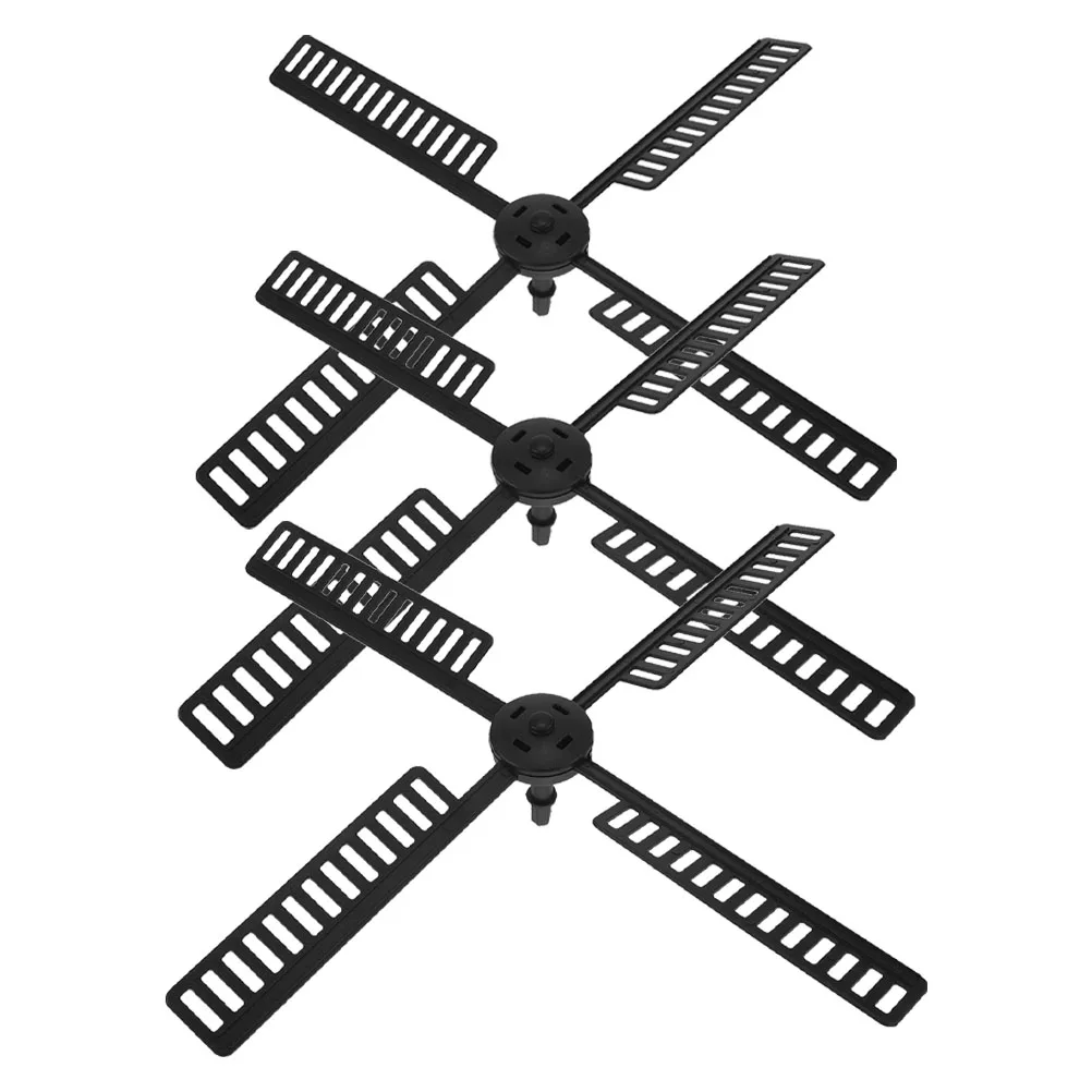 

3 set 3 Sets Dutch Windmill Blades Garden Decorative Plastic Parts Waterproof Outdoor Yard Accessories Leaf Replacement