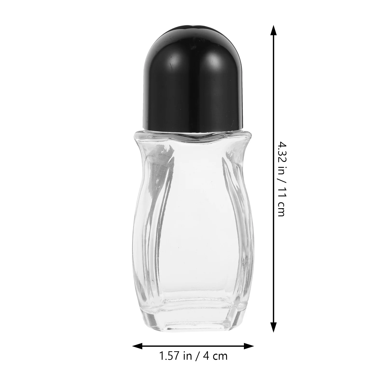 5 szt. Butelek roll-on 50 ml na olejki eteryczne, przenośne, wytrzymałe, wielokrotnego użytku, szczelne, białe szkło, idealne do podróży i przechowywania w domu.