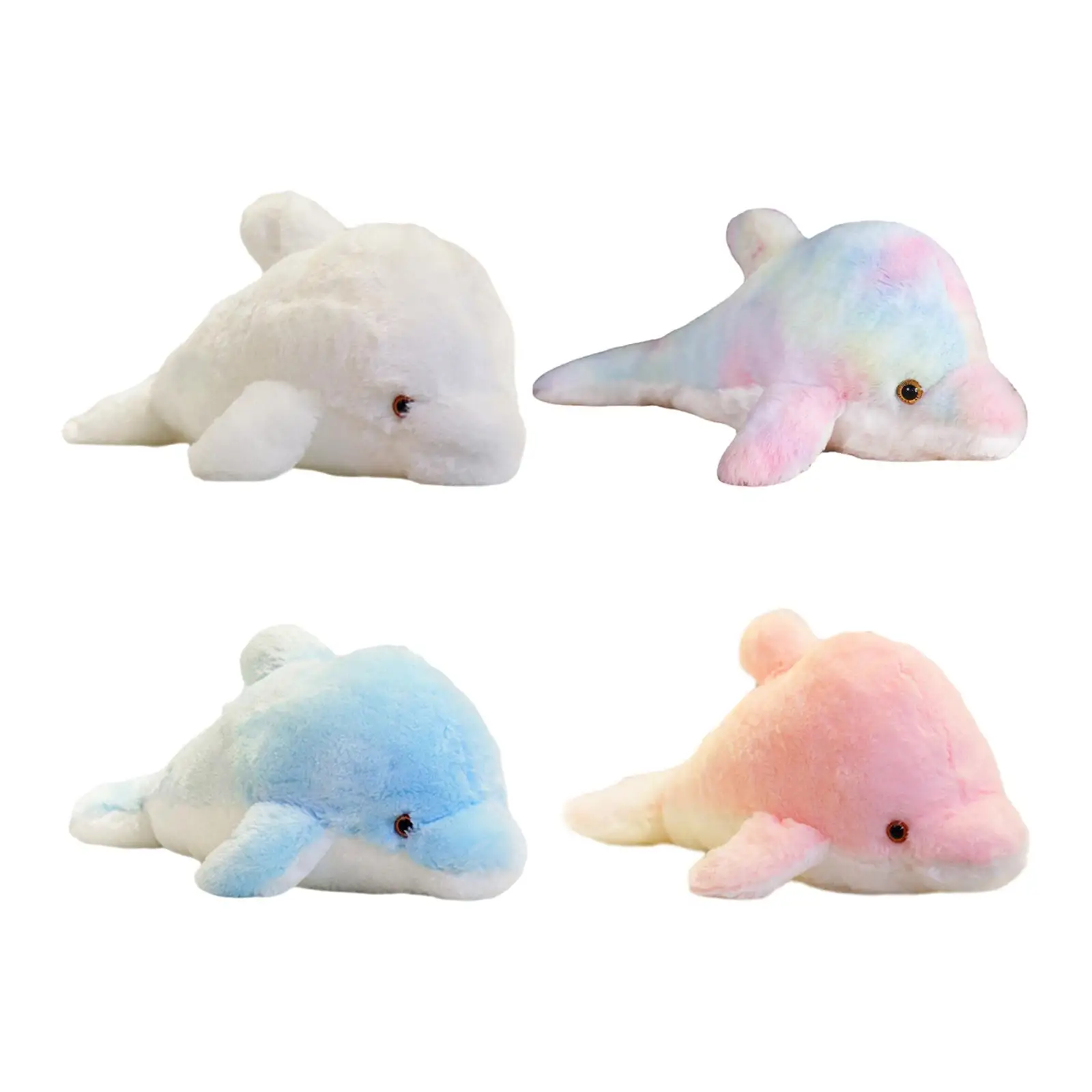 Light up Plush Toy Doll Pillow Dolphin Doll Portable Cute Sleeping Ornament