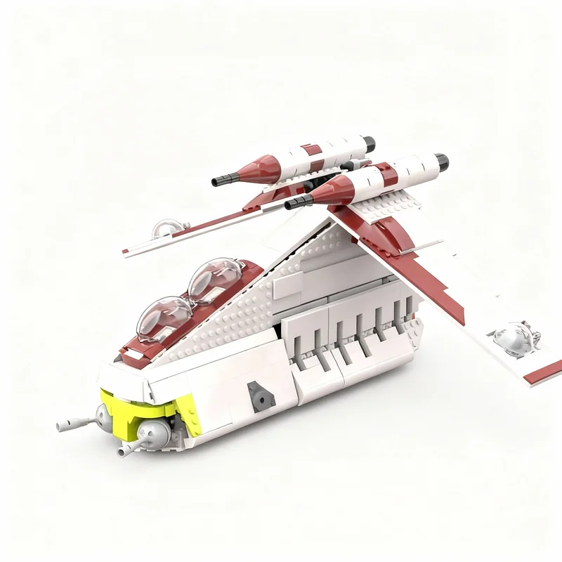 

1082PCS MOC Space Battle Laat Galactic Republic Gunship Model Technology DIY Assembly Building Blocks Display Birthday Gift Home