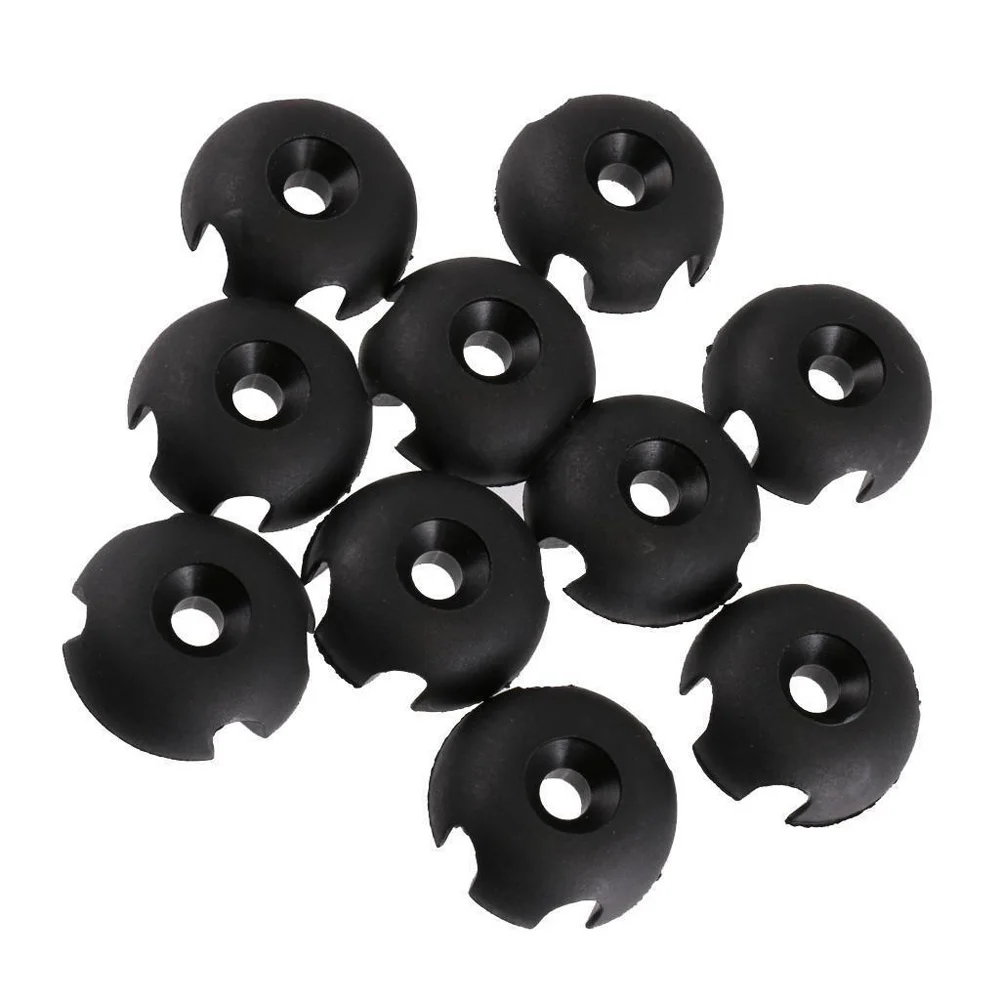 10PC Kanu Kajak Kunststoff Deck Linie Guide Schlitz Runde Kajak Deck Linie Guide Für Boot Kajak Aus Fitting Deck segeln Rigging