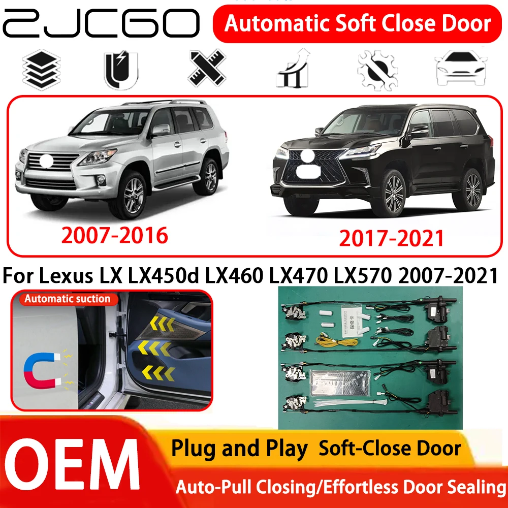 for Lexus LX LX450d LX460 LX470 LX570 2007-2021 Car OEM Plug and Play Automatic Electric Soft Close Door Comfort Closing System