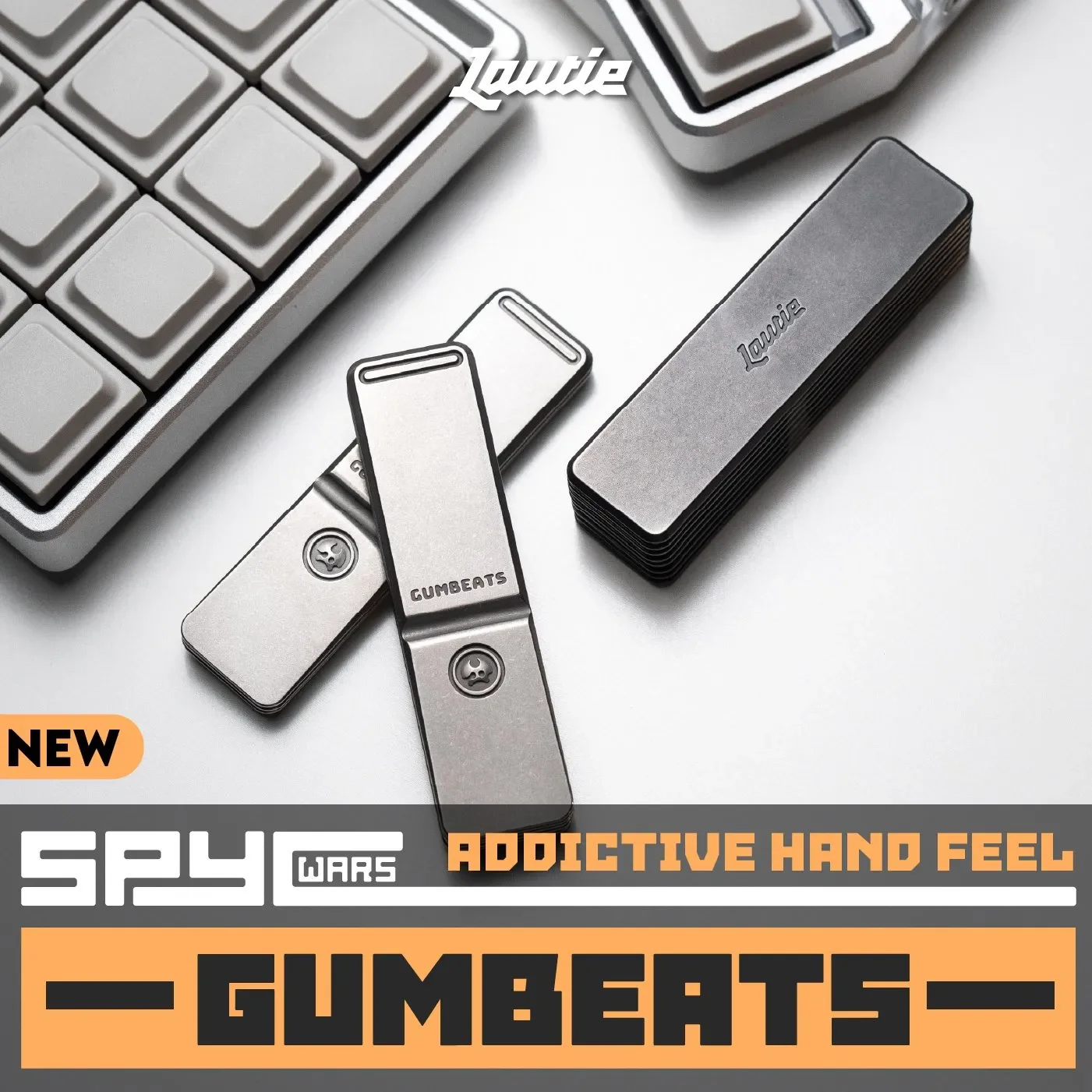 LAUTIE EDC Gumbeats Clicker, Magnetic Fidget Toy, Spy Wars Series EDC Toys for Adults Antistress