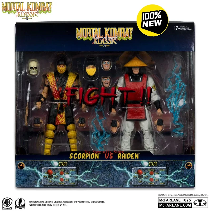 

Spot Mortal Kombat Double suit movie role animated characters Out of print figures Ornament model hot toys studio decoration