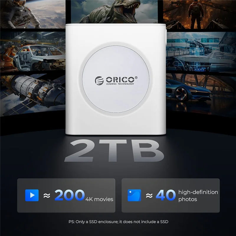 

ORICO M.2 2230 Mobile Hard Drive Enclosure M.2 Nvme Solid State External Hard Drive Enclosure
