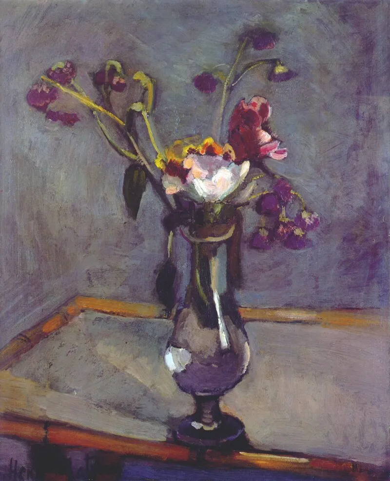 Canvas painting wall art ,bouquet on a bamboo table by henri matisse,Free Shipping,High Quality