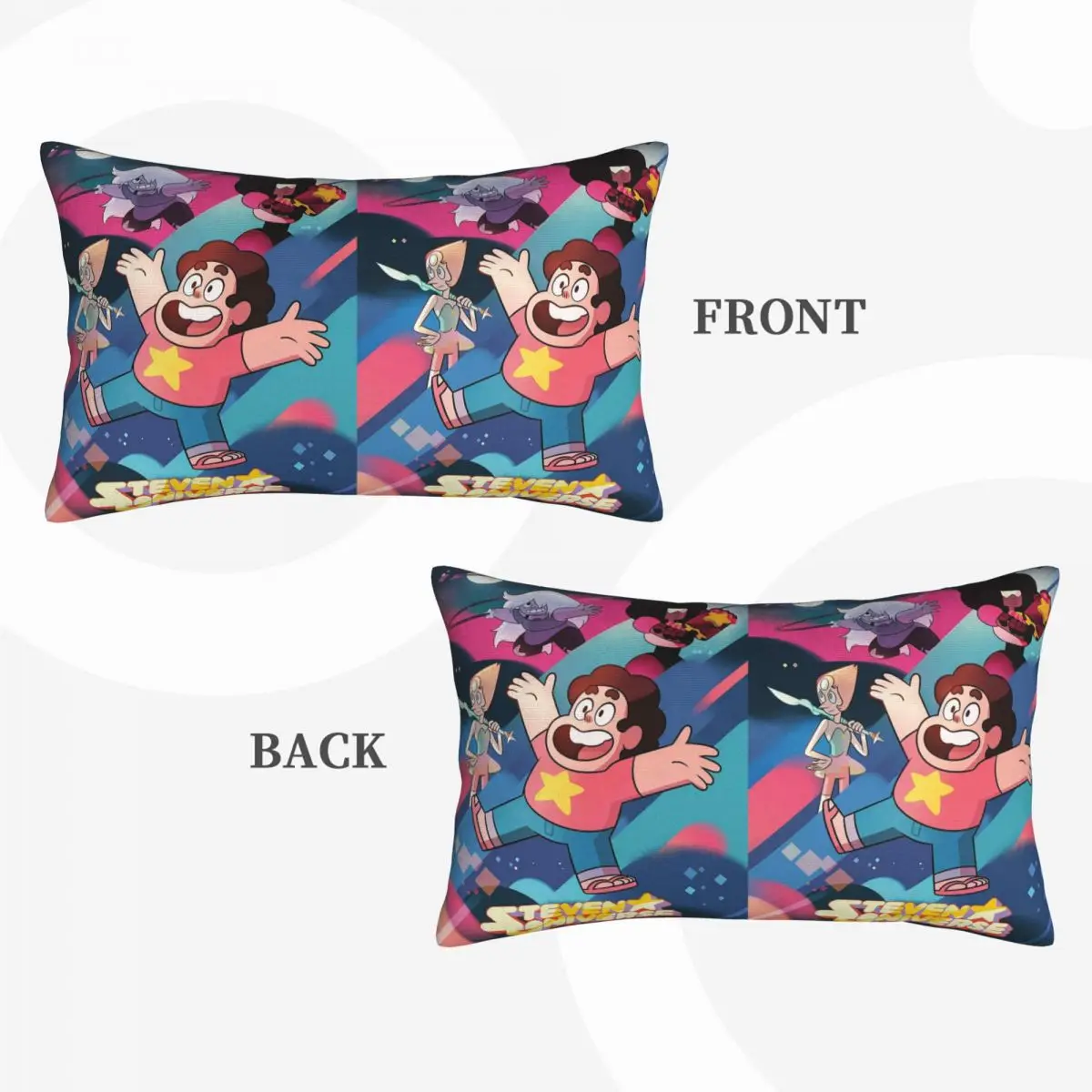 Steven Universe Rectangle Pillowcase Cushion Cover Decor Bedroom Bed Home Comfort Throw Pillow