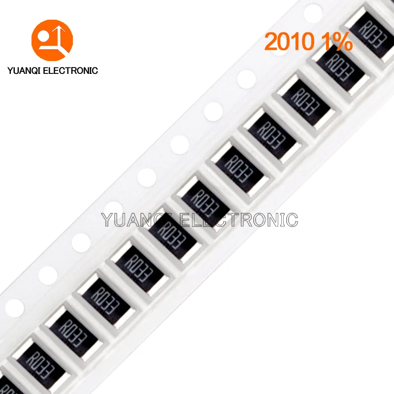 50pcs 2010 1% 3/4W Resistor 0.01 0.012 0.02 0.025 0.039 0.04 0.051 0.075 0.1 0.12 0.15 0.22 0.33 0.47 0.51 0.75 0.82 0.91 ohm