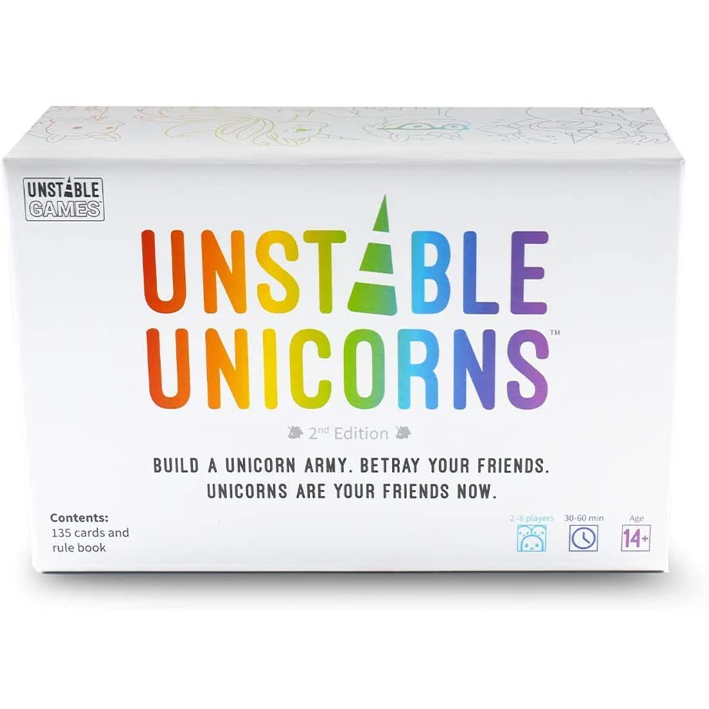 Unstable Unicorns Board English Family Party Expansion Basic Version Of Classic Board Games