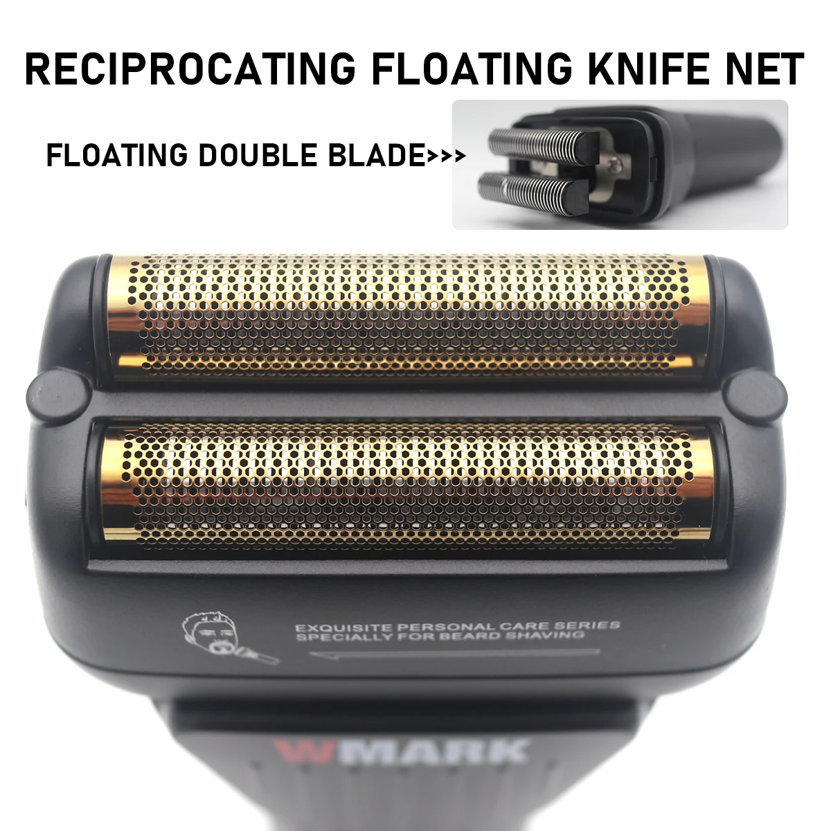 WMARK NG-7982 9000RPM Electric Shaver with LED Display