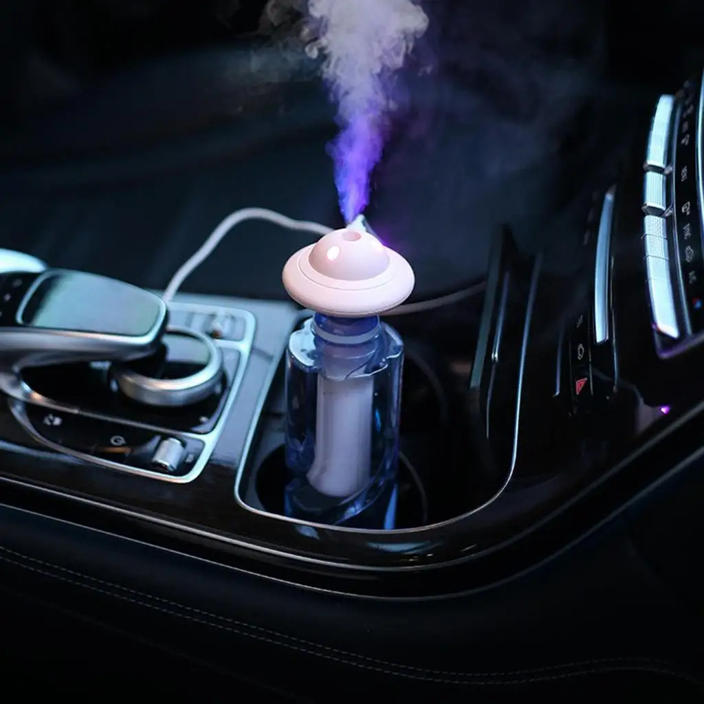 Mini USB Humidifiers Two Spray Modes Cool Mist Rechargeable Diffuser for Car Office Travel