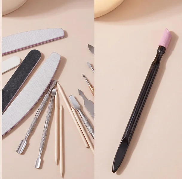 135-Nail File Cuticle Stone Pusher Nails Sanding Sticks Nail Art Pen Cuticle Remover Trimmer Buffer Manicure Tools Pushing Dead