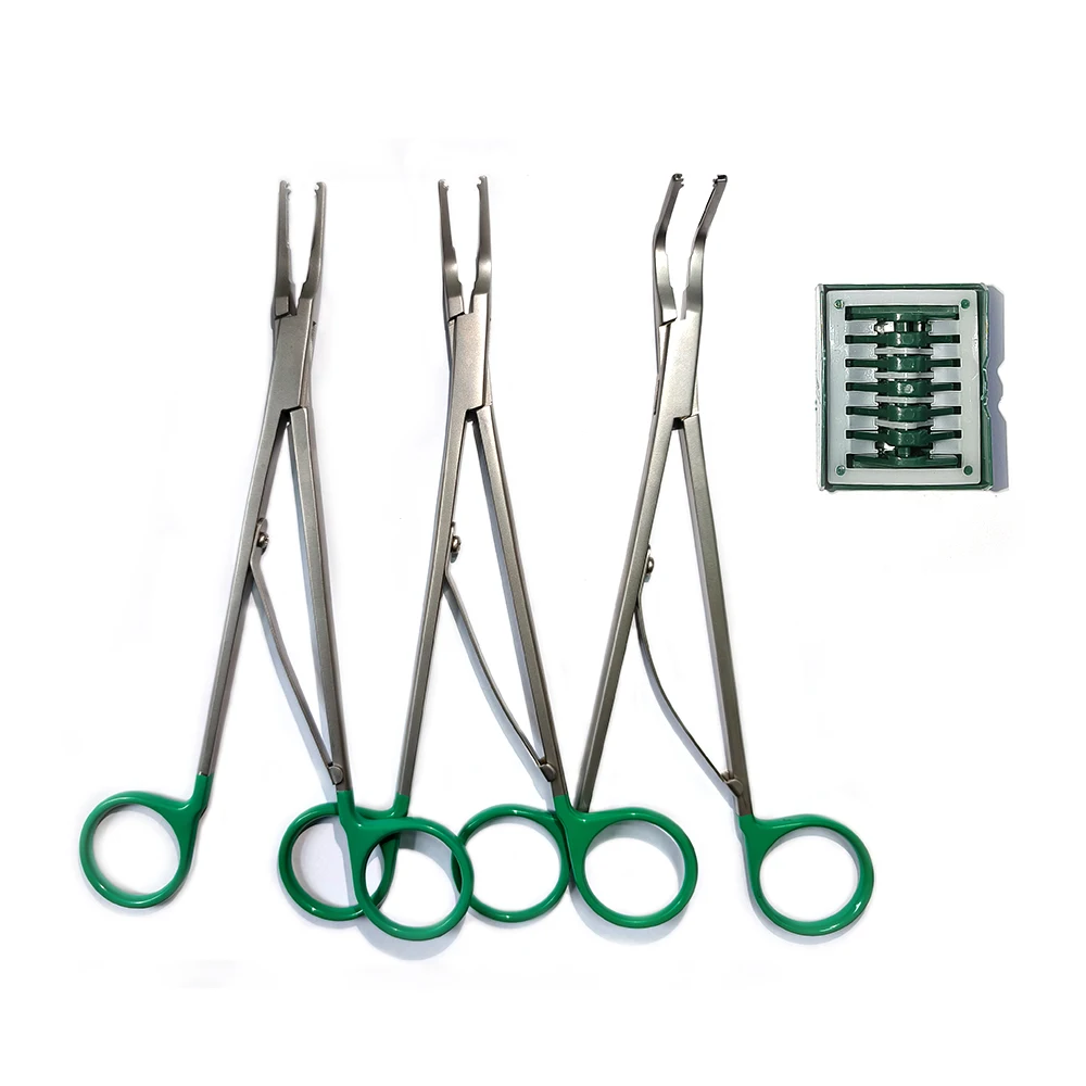 Manual Power Laparoscopic Surgical Hemolock Ligation Surgery Clips Clamp Instrument Basis