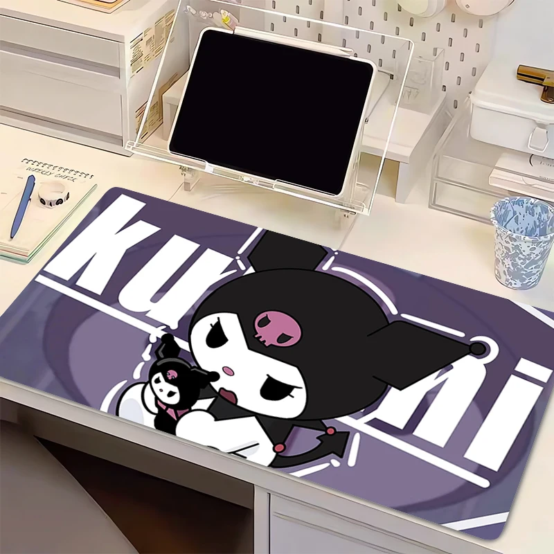 

Mouse Pad Kuromi 90x40cm Kawaii E-sports Players Gaming Accessories PC Computer Keyboard Pad Gamer Desk Mat alfombrilla Mousepad