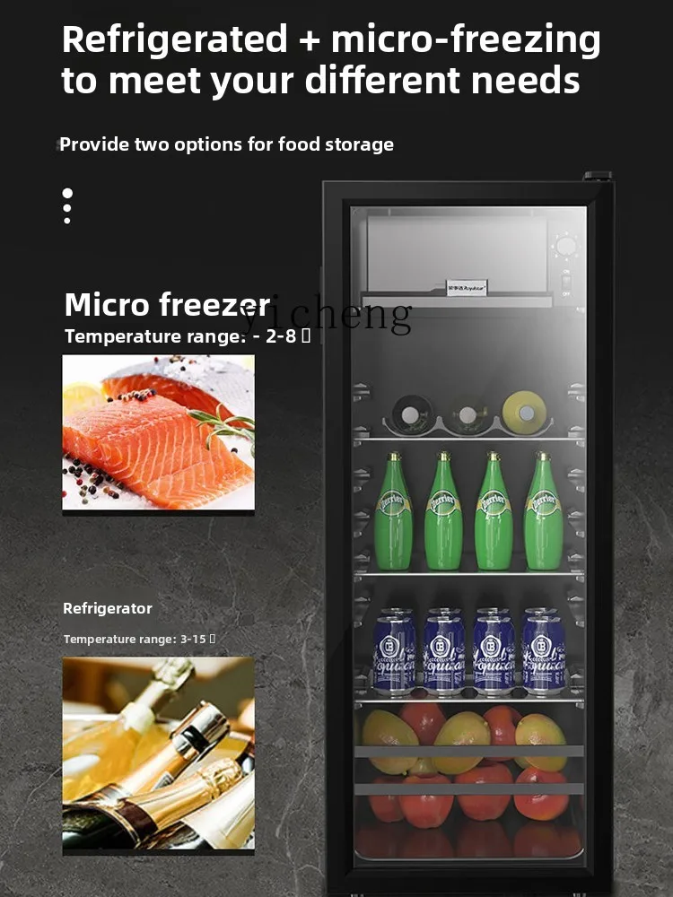 

TQH Small Household Tea Refrigerator Beverage Wine Cabinet Office Refrigerator