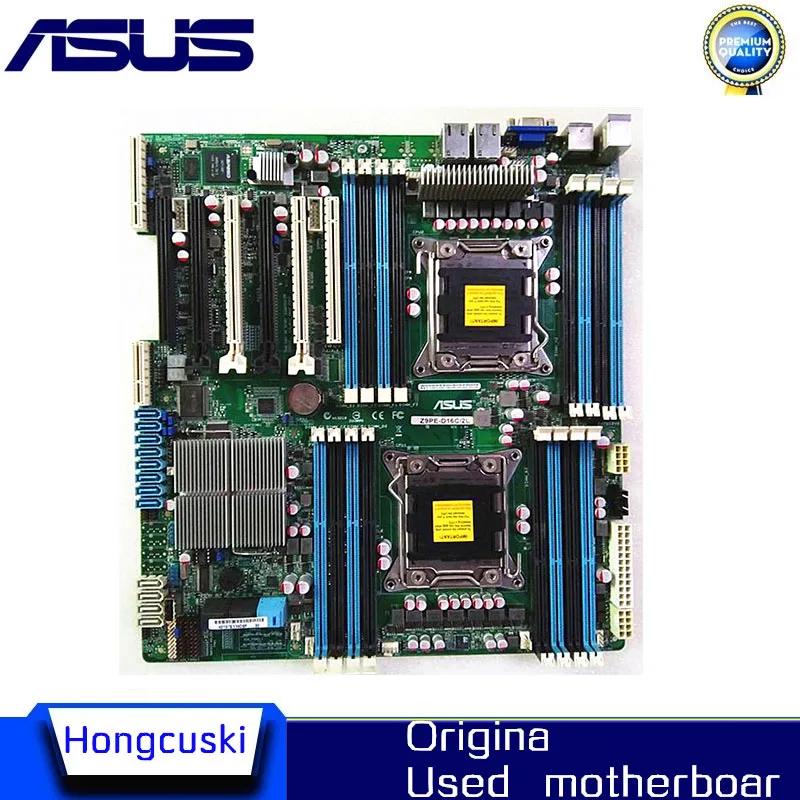 

Для ASUS Z9PE-D16/2L LGA2011 б/у оригинальная материнская плата с разъемом LGA 2011 DDR3 256 ГБ X79 настольная материнская плата