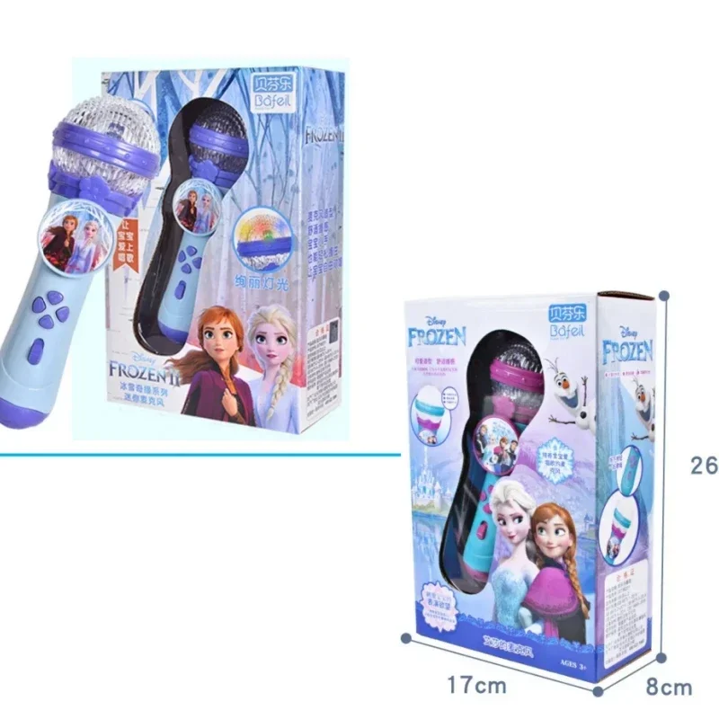 Disney Girls Princess Minnie Singing Microphone Toys Music Frozen Microphone Baby Song Girl Gifts Singing Toy Festival Xmas