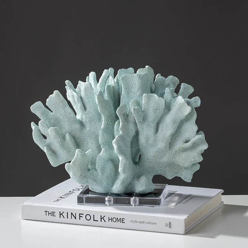 Colorful Coral Resin Sculpture 5