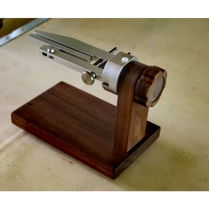 Heavy‑Duty Black Walnut Edge Oiling Clamp Auxiliary Clip Tool for Leather  Band   Handmade Strap Repair & Maintenance  1pcs