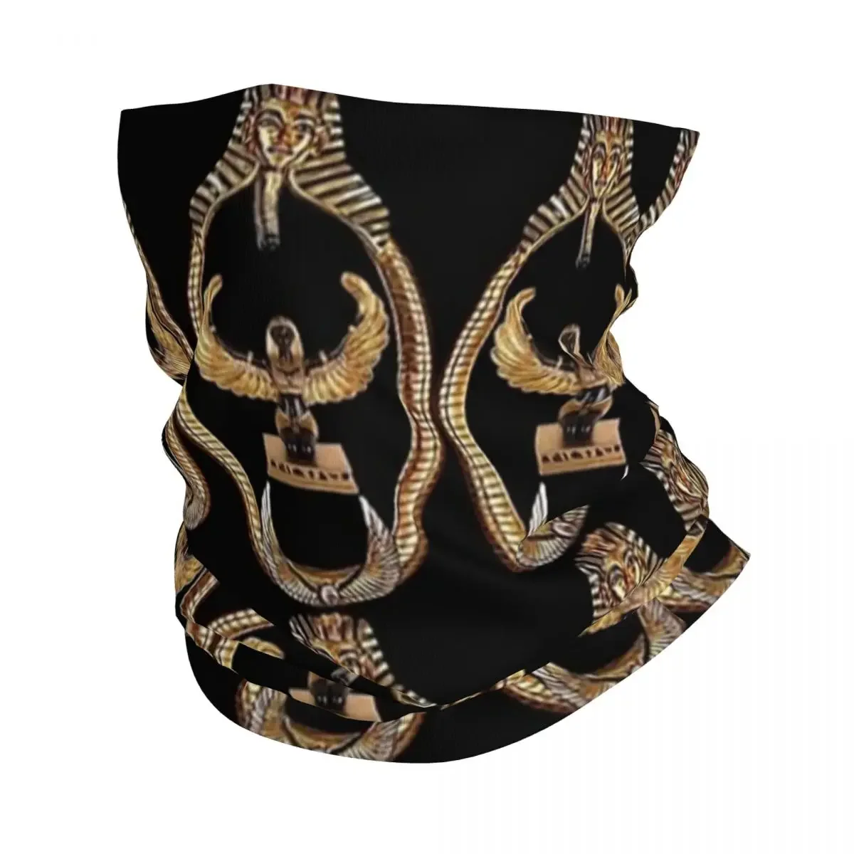 Egyptian Art Bandana Neck Gaiter Printed Ancient Egypt Balaclavas Mask Scarf Multi-use Headband Fishing Unisex Adult Washable