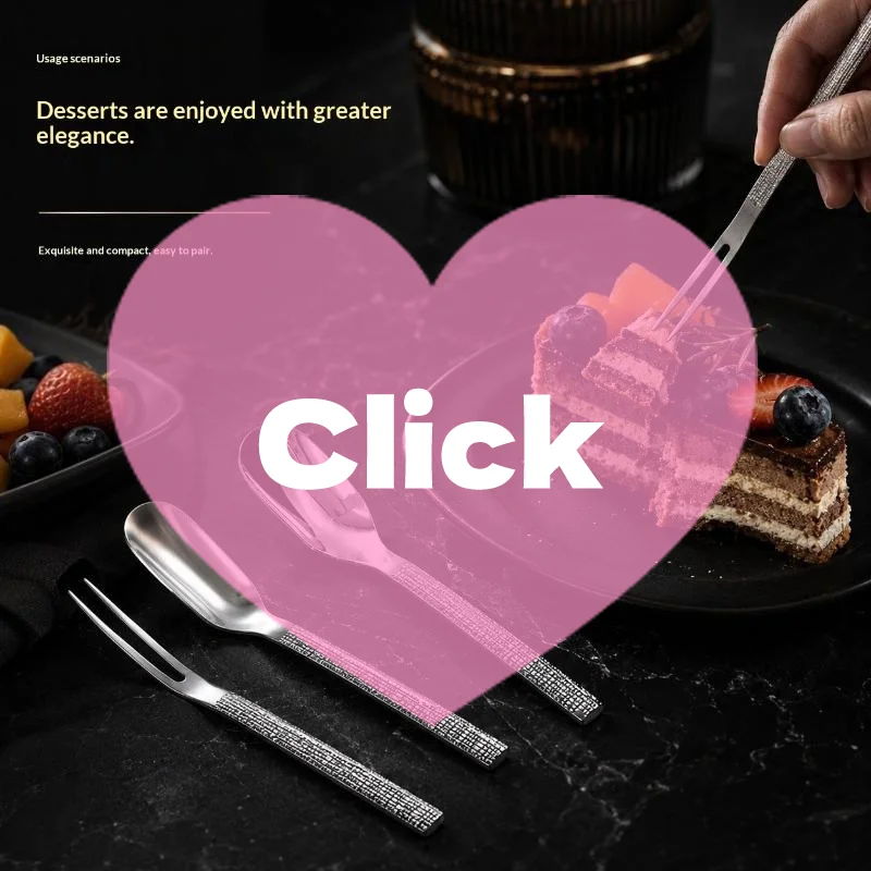 Stainless Steel Spoon Hammer Handle Fork Coffee Tea Fruit Spoon Scoops Watermelon Ice Cream Dessert Spoons Tableware