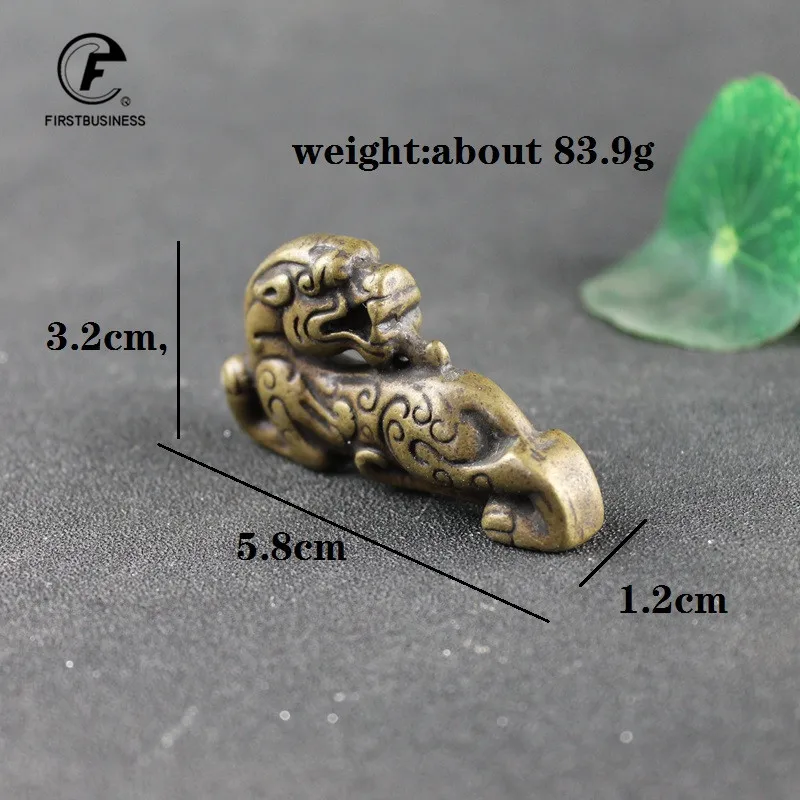 Vintage Chinese Mythological Animal Lucky Pixiu Figurines Miniatures Home Decoration Crafts Accessories Desktop Ornaments