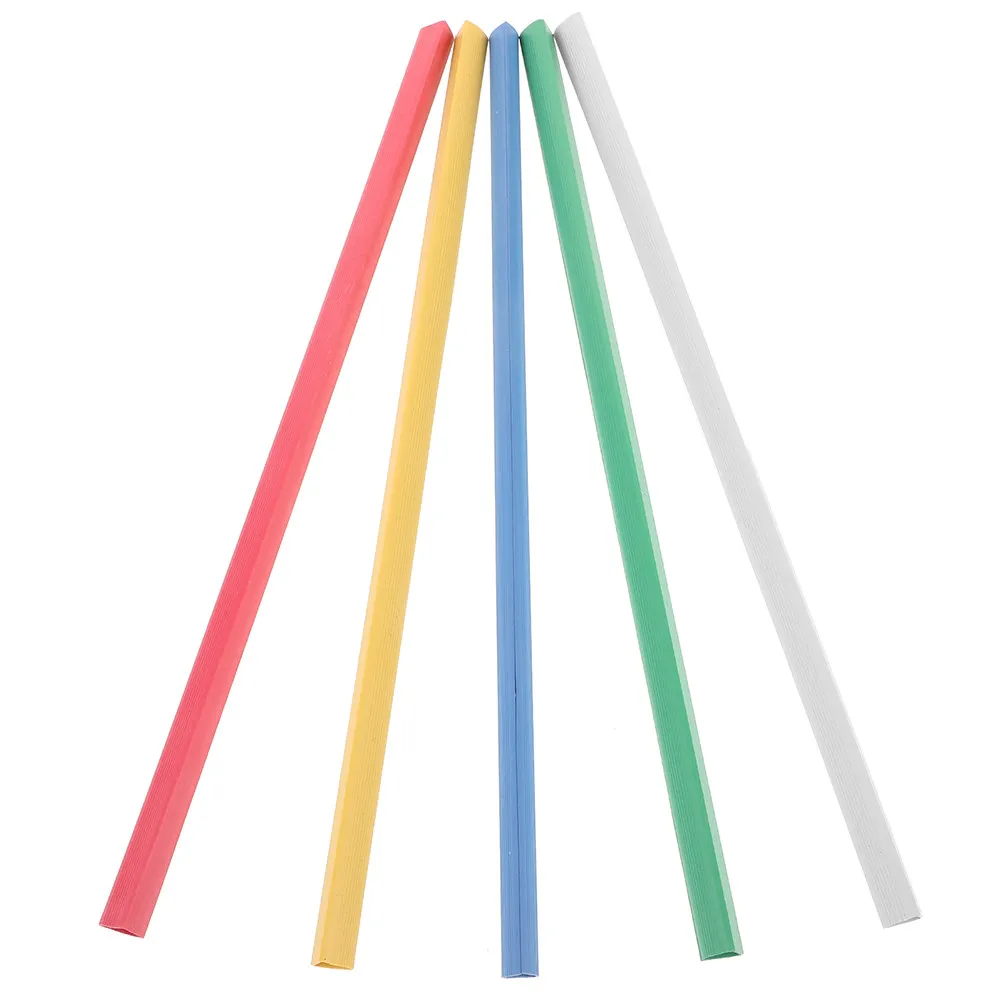 

50Pcs Plastic Slide Binder Bars Strong Grip Pull Rod Clips for Loose Leaf Binder Document Binding Bookbinding Slide Binders