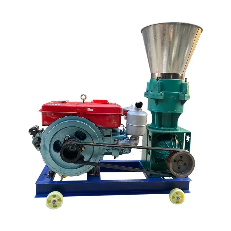 

Chicken sheep cattle Animal Poultry farm production pelletizer making processing diesels engine Feed Pellet Machine of animal