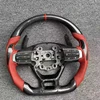 ユニバーサルカーボンファイバーステアリングホイール起亜セラートフォルテ GT 2019 2020 2021 2022 2023 2024 カスタマイズされた車のステアリングホイール 2