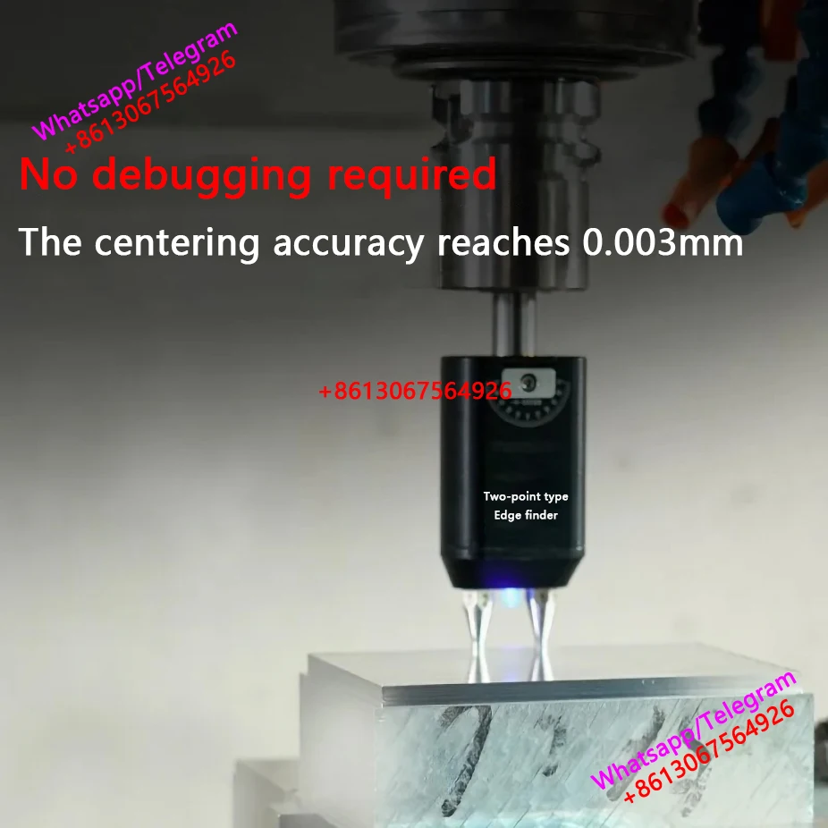 Two-point edge finder centering rod centering accuracy can reach 0.003mm, no debugging, fast measurement