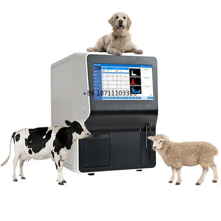 SY-B300_vet Veterinary Clinic Open System Accessory reagent 3 Diff Automatic Hematology Analyzer